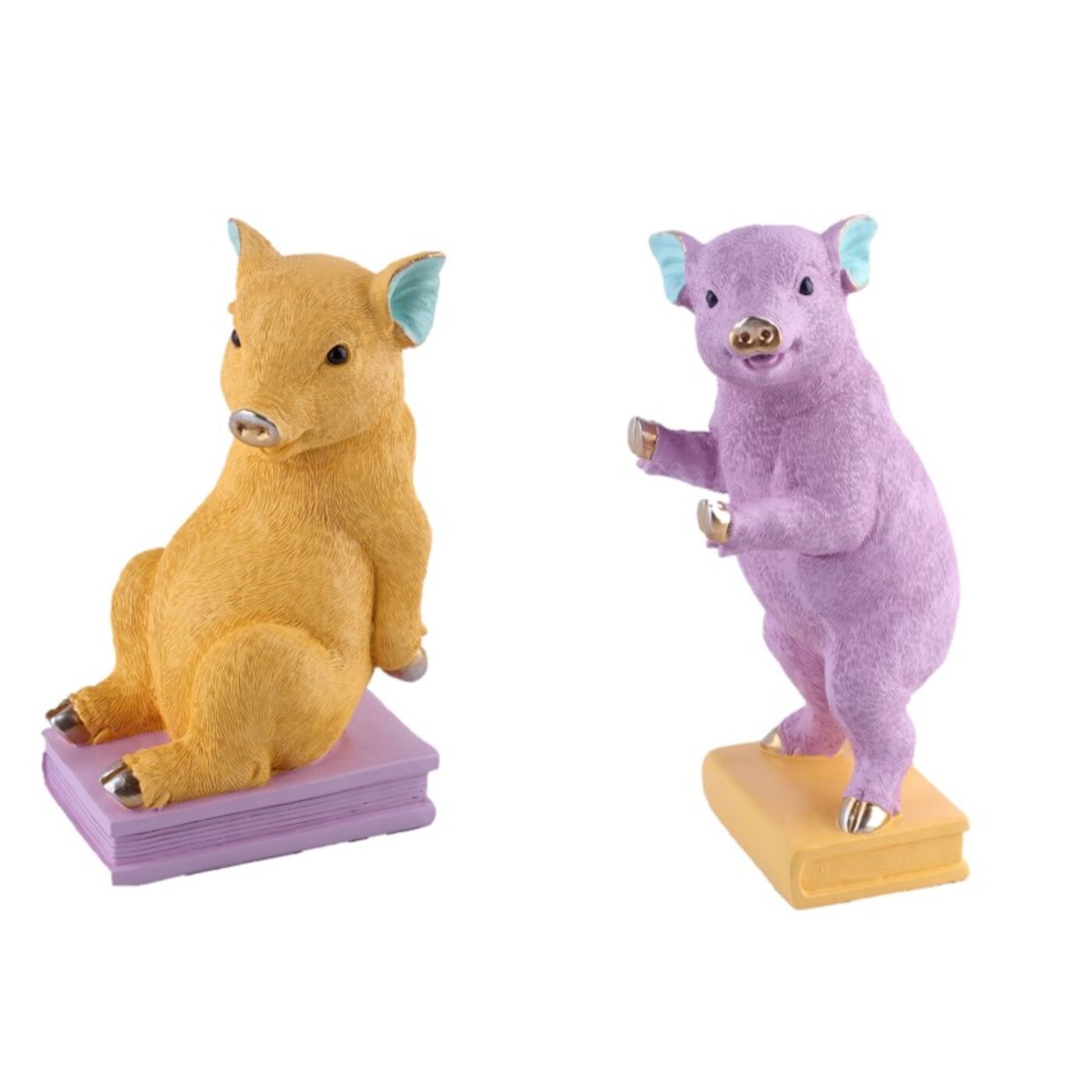 Bookend Pig Party (2/Set) - kare.co.il