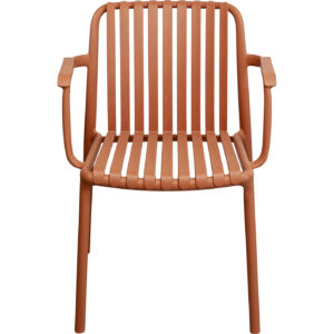 Chair with Armrest Porto Santo Terracotta