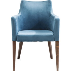 Chair with Armrest Mode Velvet Petrol