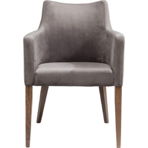 Chair with Armrest Mode Velvet Grey