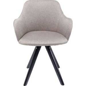 Swivel Armchair Lady Loco Taupe
