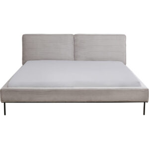 מיטה East Side Cord אפורה 180x200 ס"מ