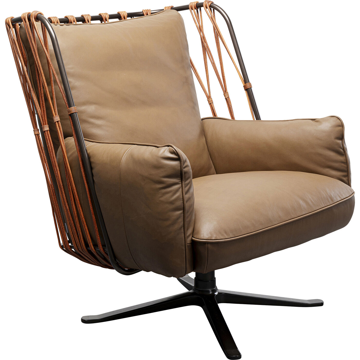 Swivel Armchair Paradiso Brown